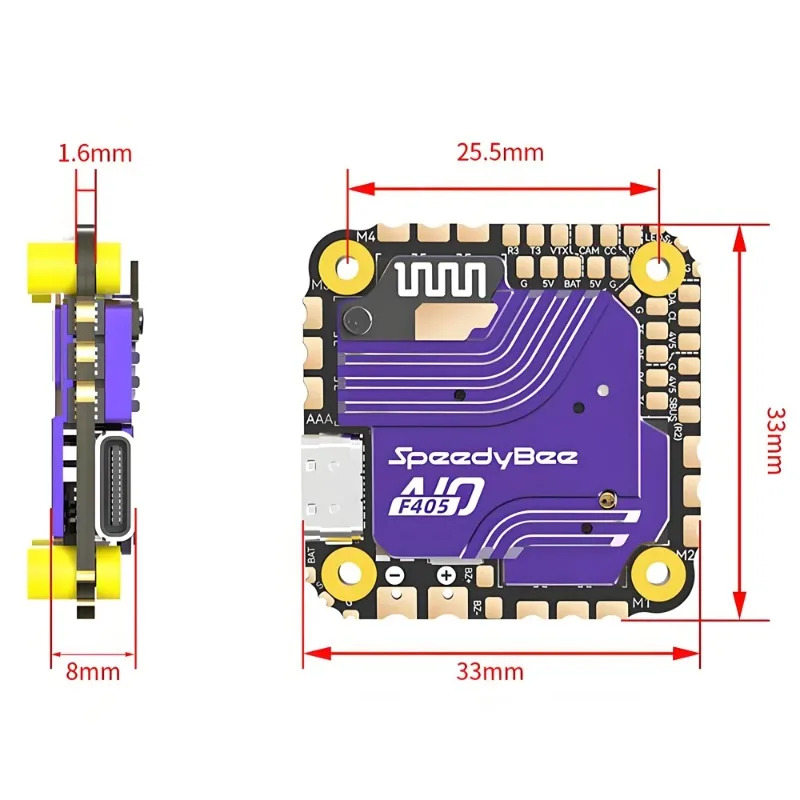Kontroler lotu SpeedyBee F405  – Drone Racing Flight Controller recenzja i cena
