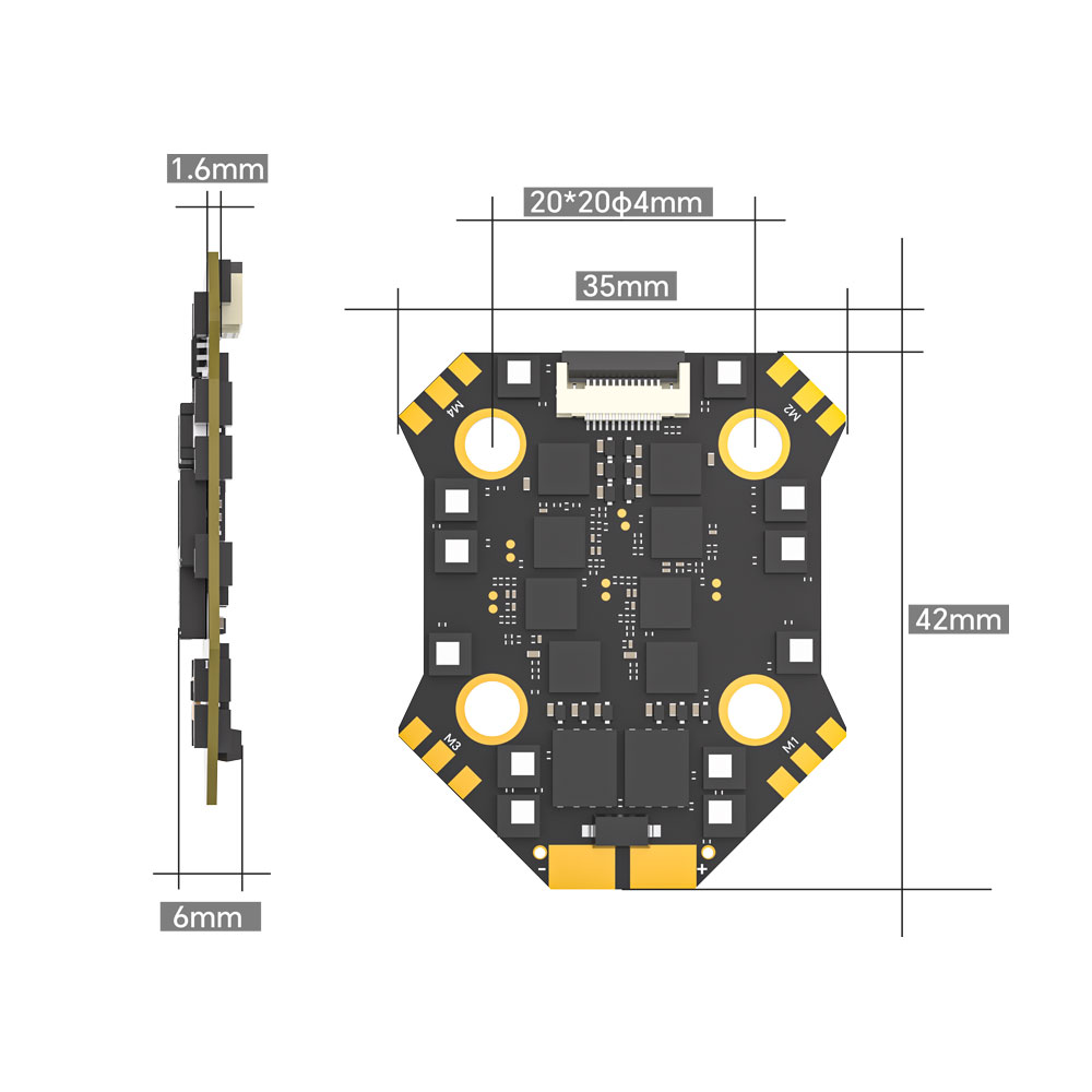 iFlight Borg F7 Mini Stack Kon – Drone Racing Flight Controller recenzja i cena